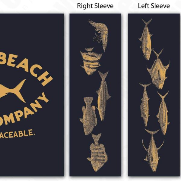 VB Seafood Logo Hoodie Sleeves