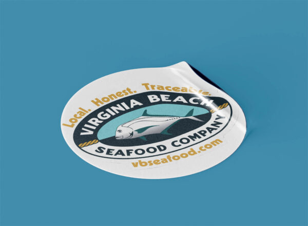 sticker virginia beach seafood